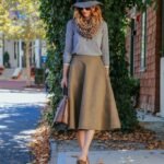 A-line Midi Skirt